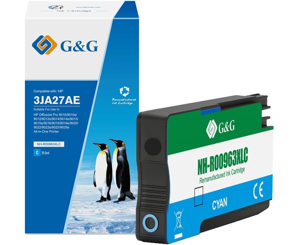 Cartus Premium G&G (1.6K) HP 963XL Cyan (3JA27AE)