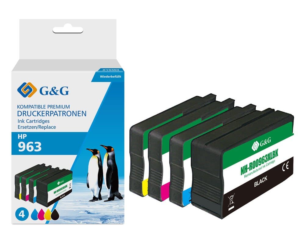 Pachet cartuse premium G&G HP 963XL Multipack (3YP35AE)