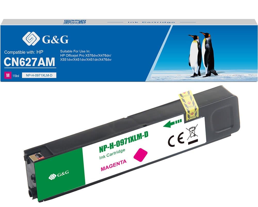 Cartus Premium G&G (6.6K) HP 971XL Magenta (CN627AE)