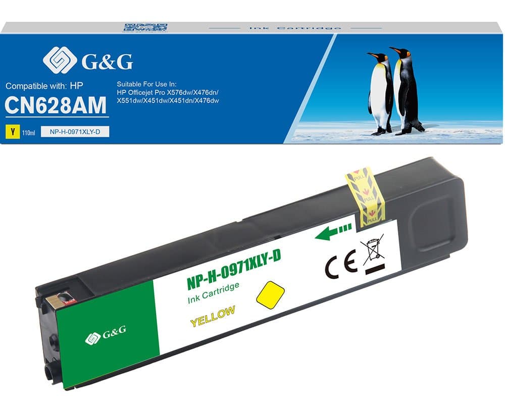 Cartus Premium G&G (6.6K) HP 971XL Yellow (CN628AE)