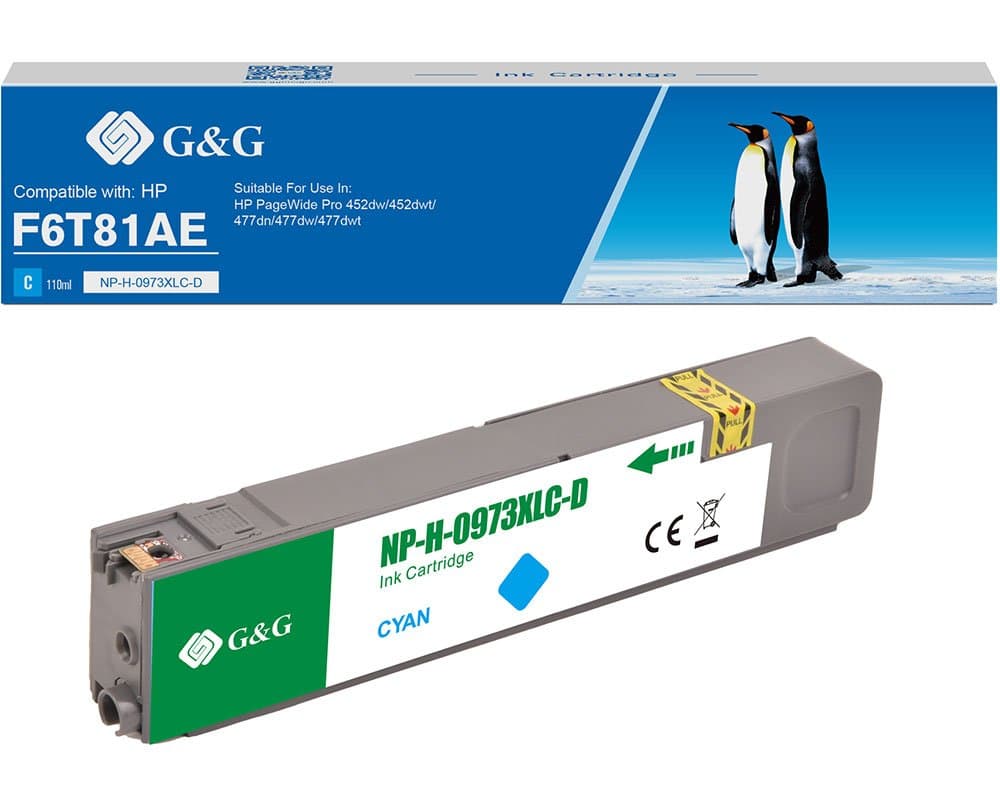 Cartus Premium G&G (7K) HP 973X Cyan (F6T81AE)
