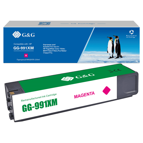 Cartus Premium G&G (16K) HP 991X Magenta (M0J94AE)
