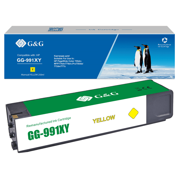 Cartus Premium G&G (16K) HP 991X Yellow (M0J98AE)