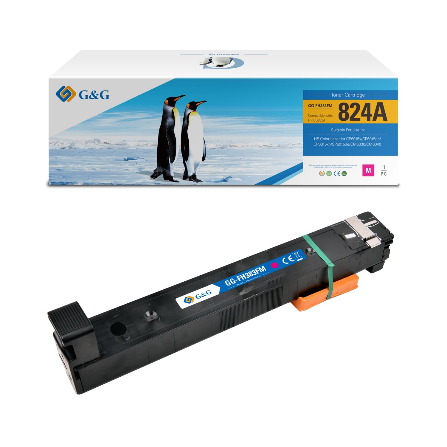 Toner Premium G&G (21K) HP 824A Yellow (CB382A)