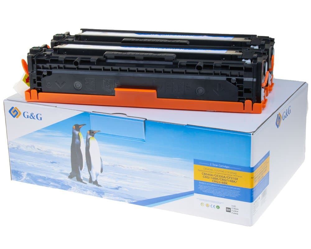 Pachet tonere premium G&G Canon 716 Black (1980B002, CRG-716BK, CRG716 BK)