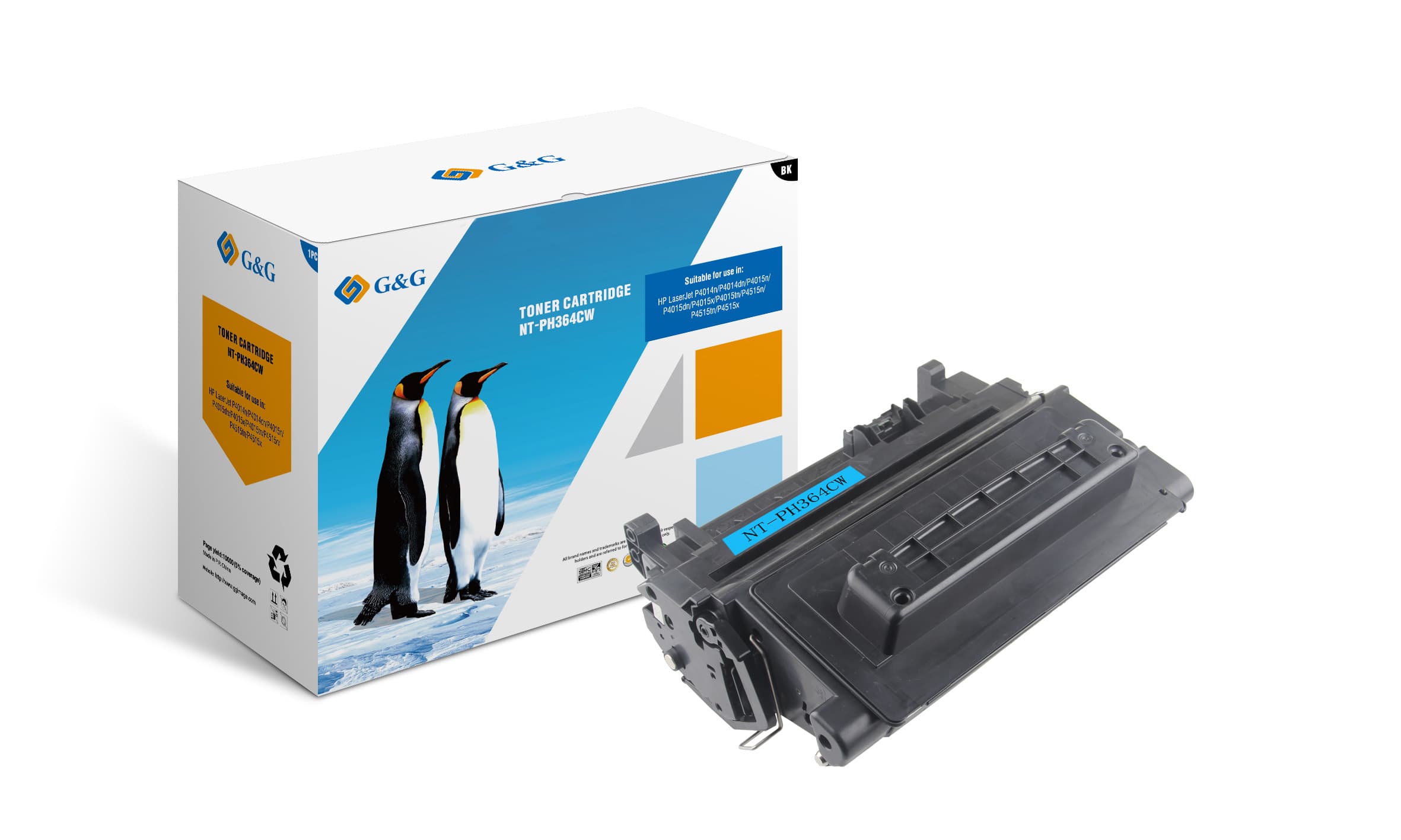 Toner Premium G&G (10K) HP 64A Black (CC364A)