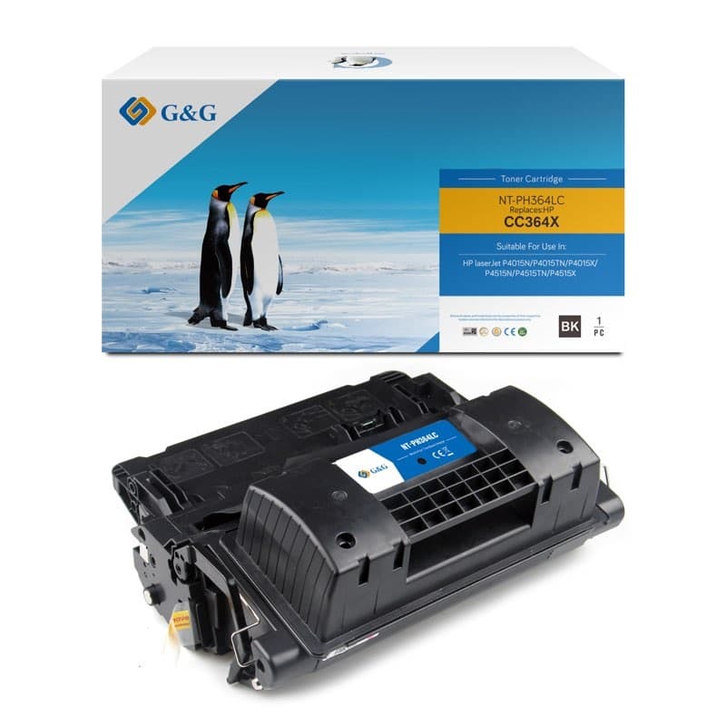 Toner Premium G&G (24K) HP 64X Black (CC364X)