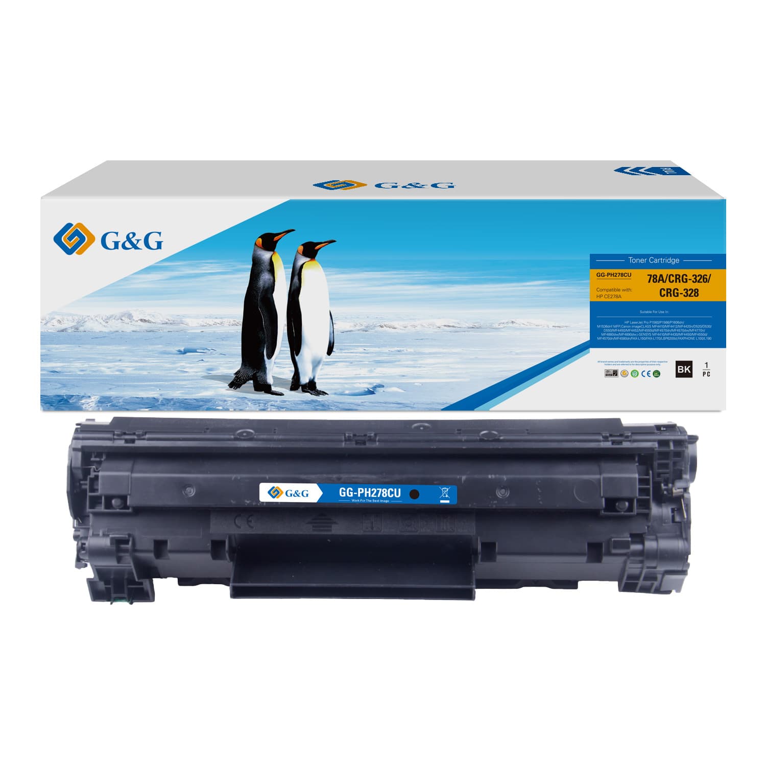 Toner Premium G&G (2K) HP 78A Black (CE278A)