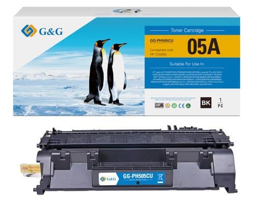 Toner Premium G&G (2.7K) HP 05A Black (CE505A)