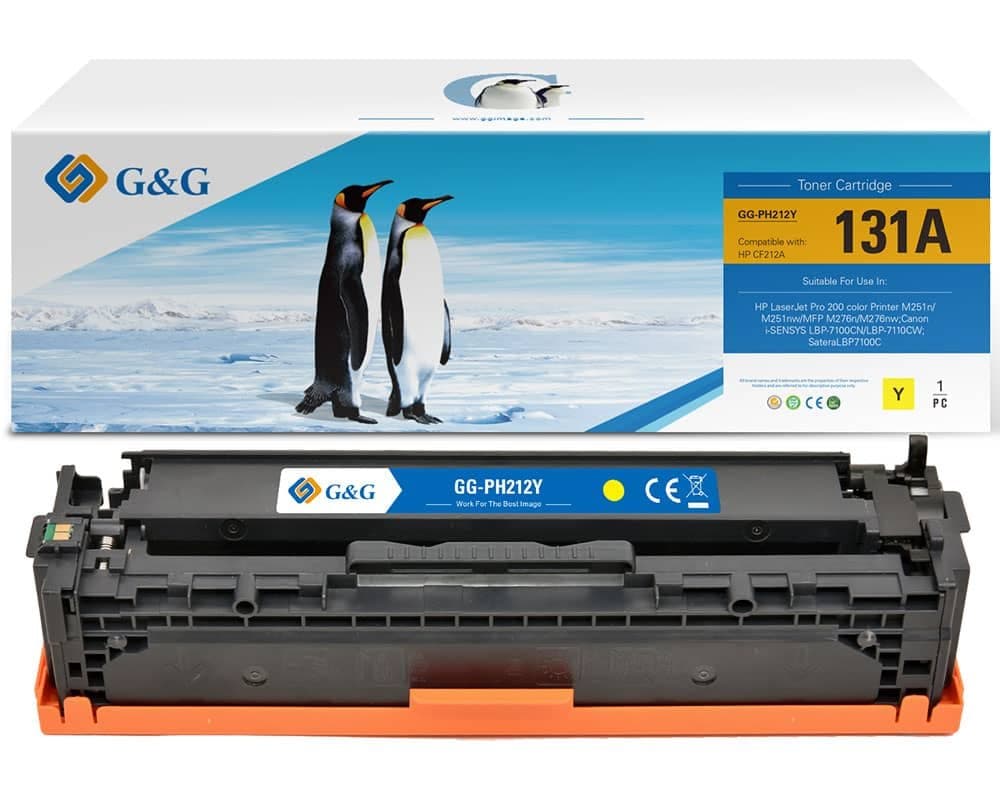 Toner Premium G&G (1.8K) HP 131A Yellow (CF212A)