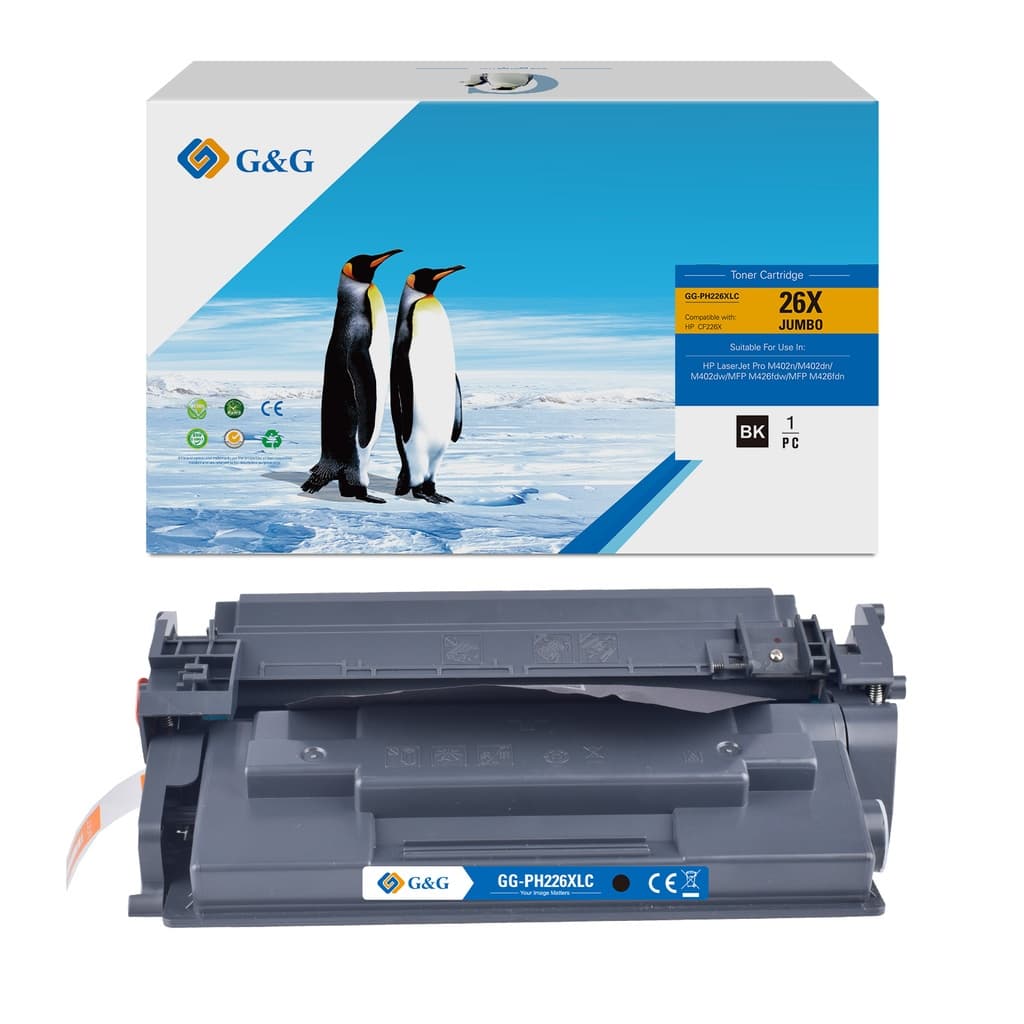 Toner Premium G&G XL (12K) HP 26X Black (CF226X)