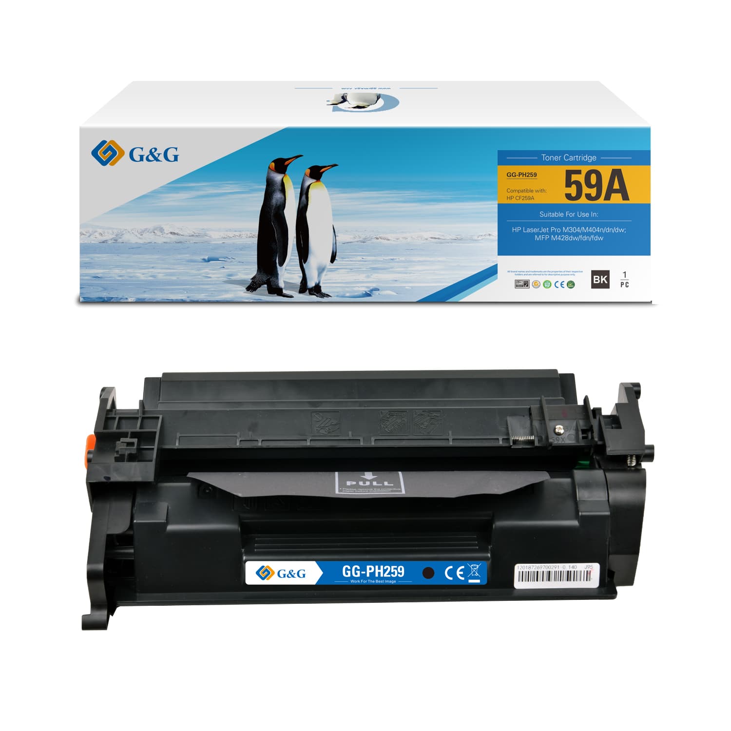 Toner Premium G&G (3K) HP 59A Black (CF259A)