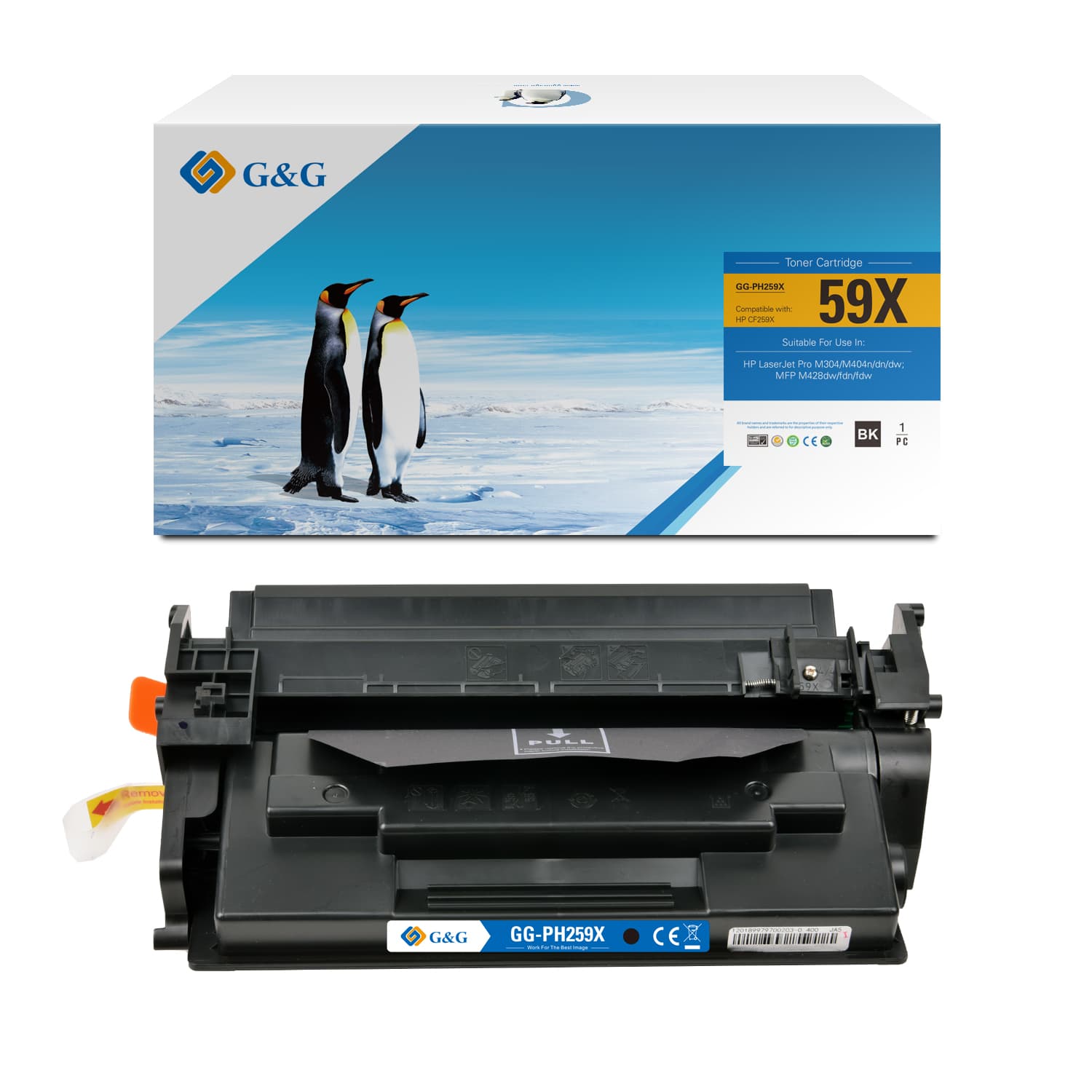 Toner Premium G&G (10K) HP 59X Black (CF259X)