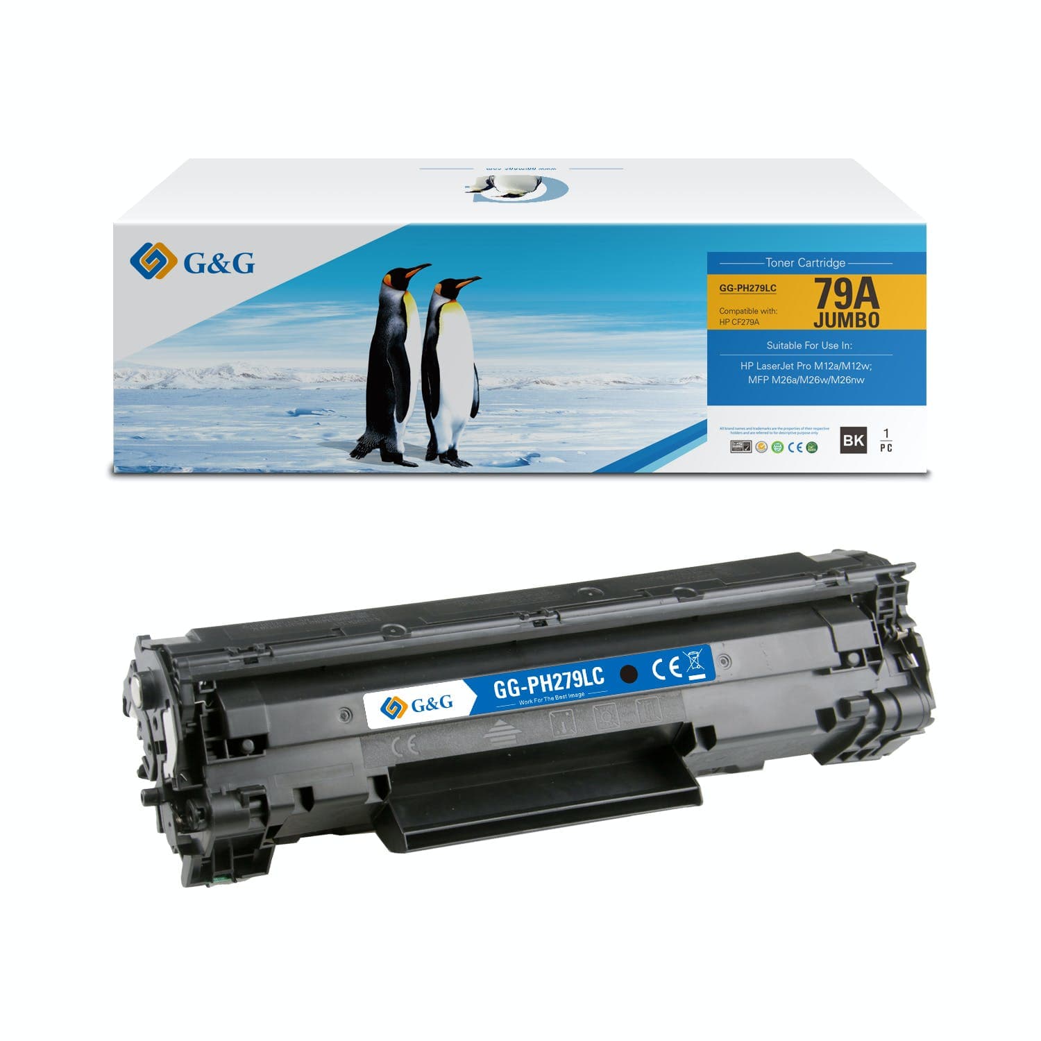 Toner Premium G&G XL (2.5K) HP 79A Black (CF279A)