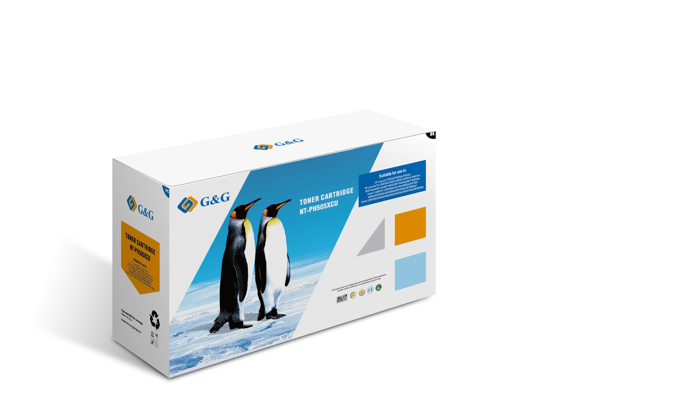 Toner Premium G&G (6.9K) HP 80X Black (CF280X)