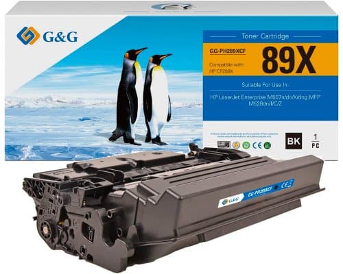 Toner Premium G&G (10K) HP 89X Black (CF289X)