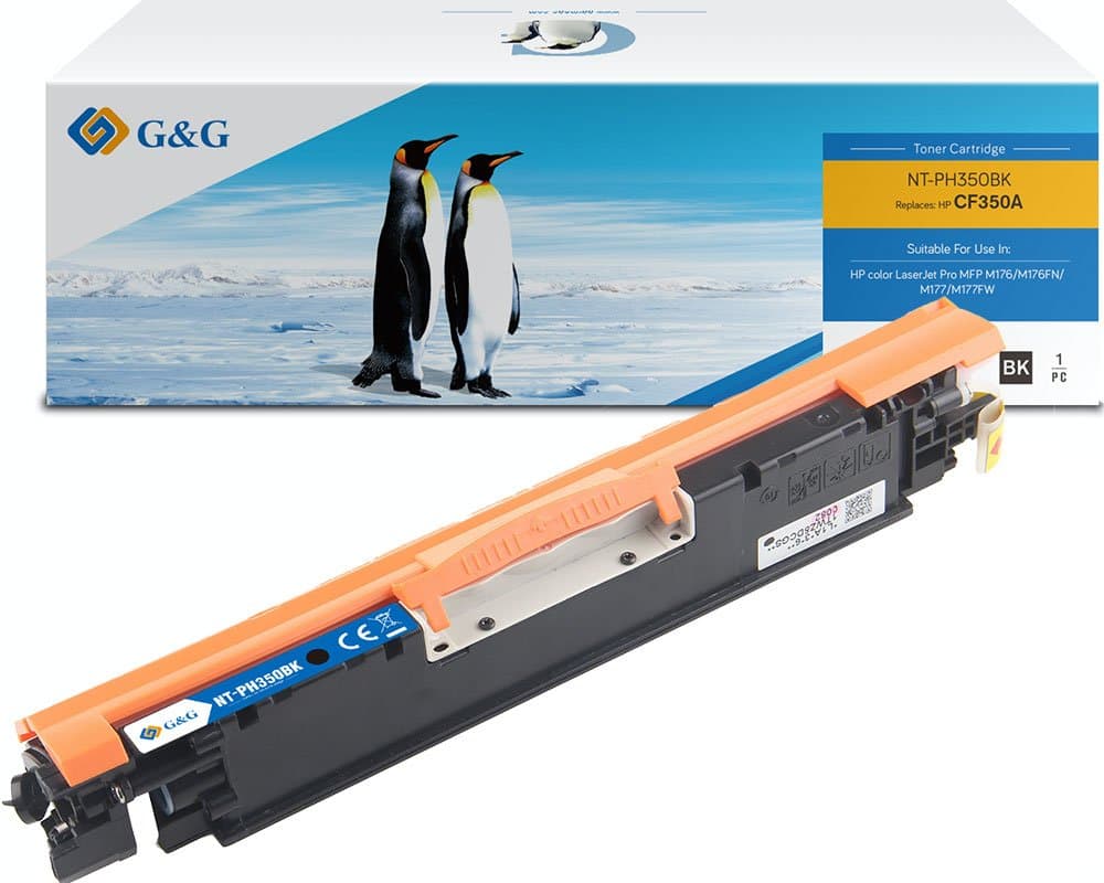 Toner Premium G&G (1.3K) HP 130A Black (CF350A)