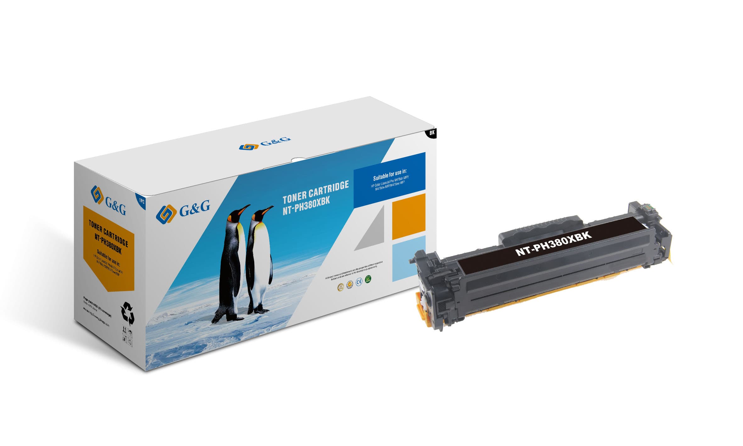 Toner Premium G&G (4.4K) HP 312X Black (CF380X)