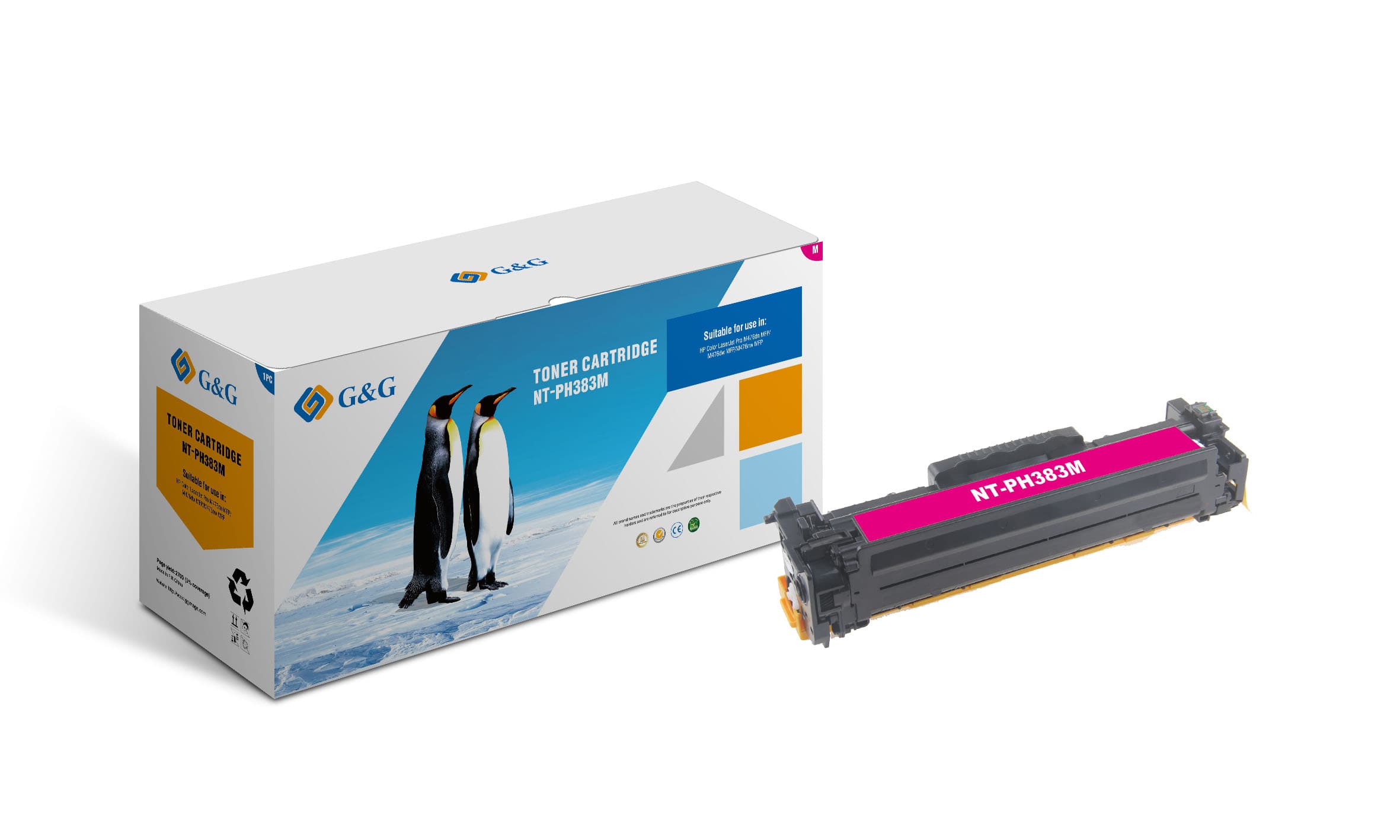 Toner Premium G&G (2.8K) HP 312A Magenta (CF383A)