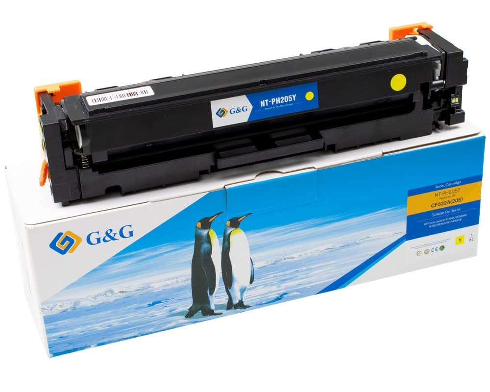 Toner Premium G&G (0.9K) HP 205A Yellow (CF532A)