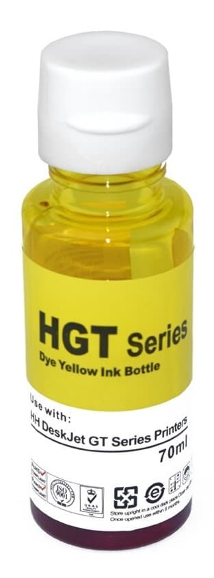 Flacon cerneala compatibila HP GT52 Yellow (M0H56AE, HPGT52Y)