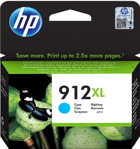 Cartus de cerneala HP 912XL Cyan (3YL81AE)