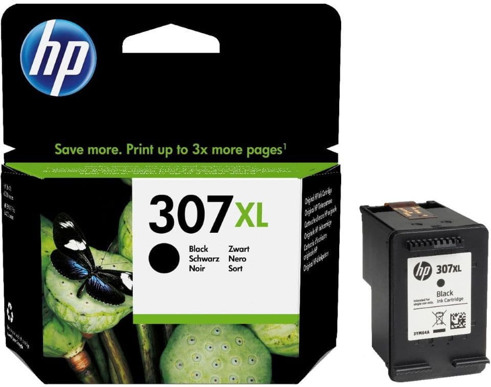 Cartus de cerneala original HP 307XL Black (3YM64AE)