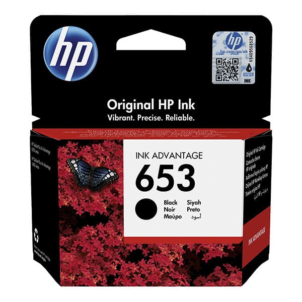 Cartus de cerneala original HP 653 Black (3YM75AE)
