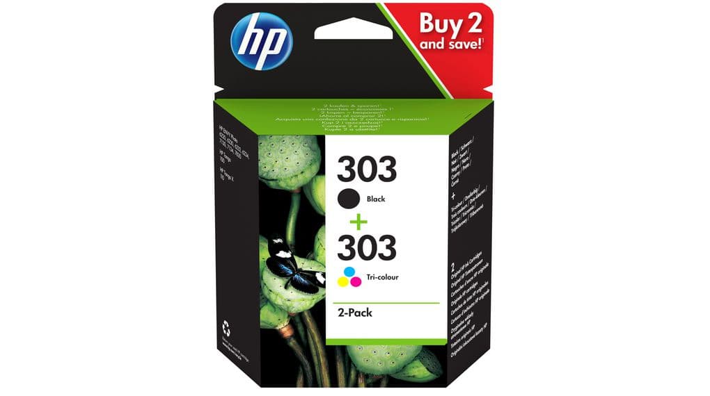 Set cartuse de cerneala HP 303 Black & Color pack (3YM92AE)