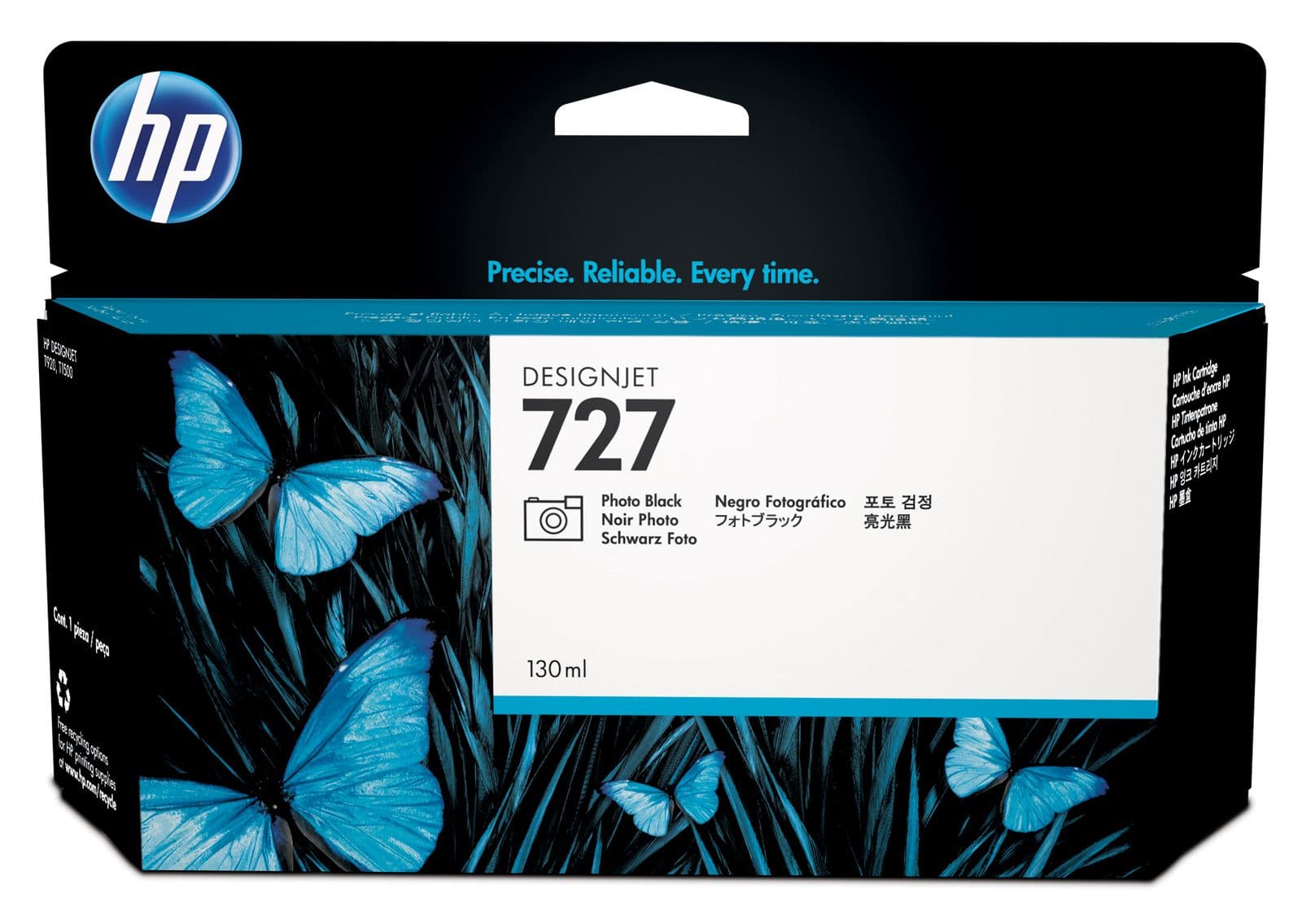 Cartus de cerneala original HP 727 Photo Black (B3P23A)