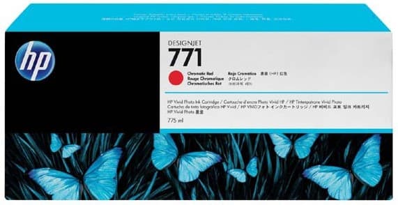 Cartus de cerneala original HP 771C Chromatic Red (B6Y08A)