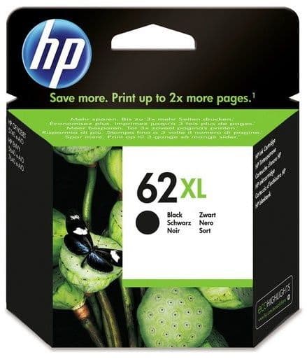 Cartus de cerneala original HP 62XL Black (C2P05AE)