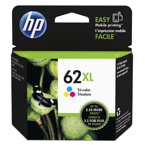Cartus de cerneala original HP 62XL Color (C2P07AE)