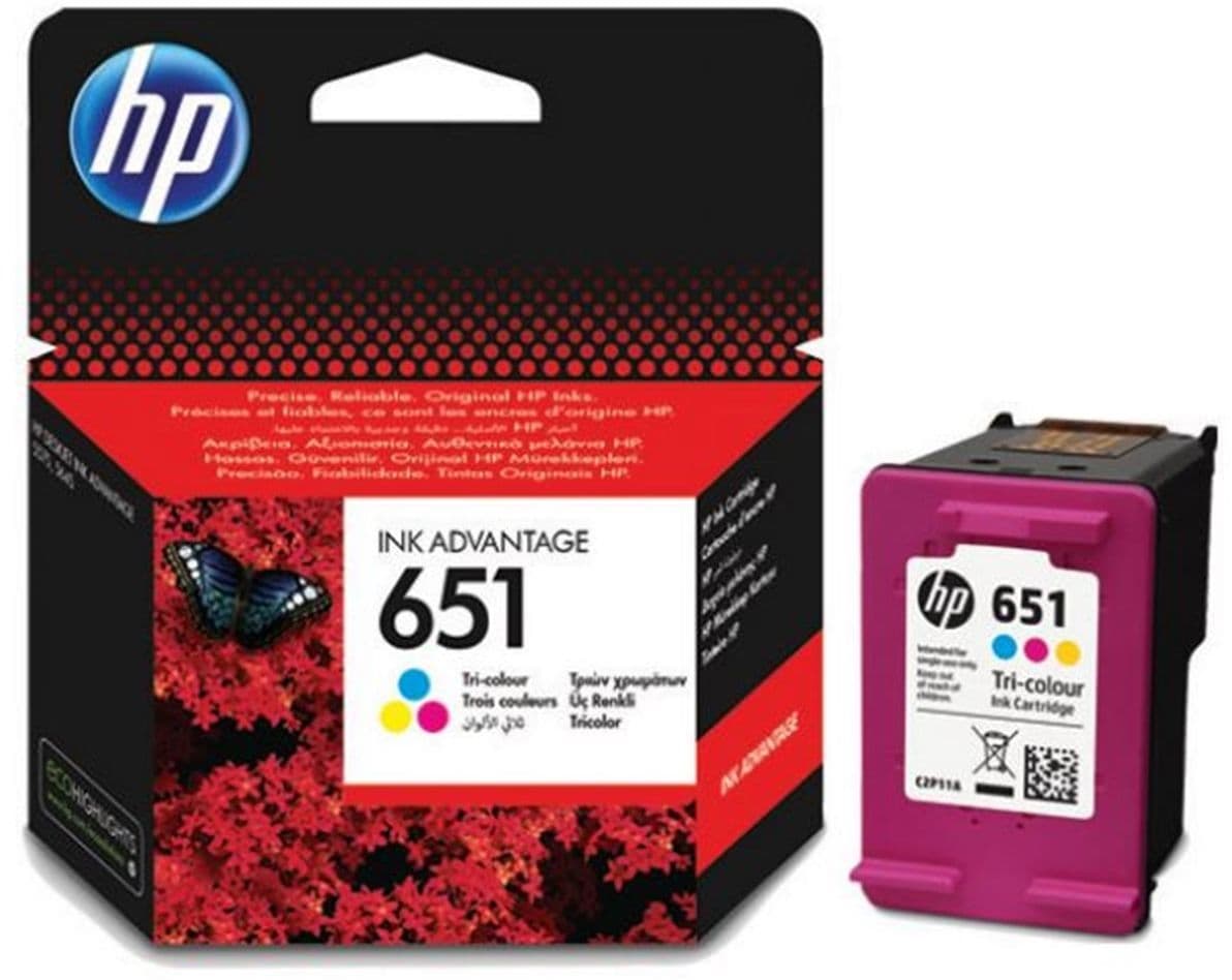 Cartus de cerneala original HP 651 Color (C2P11AE)