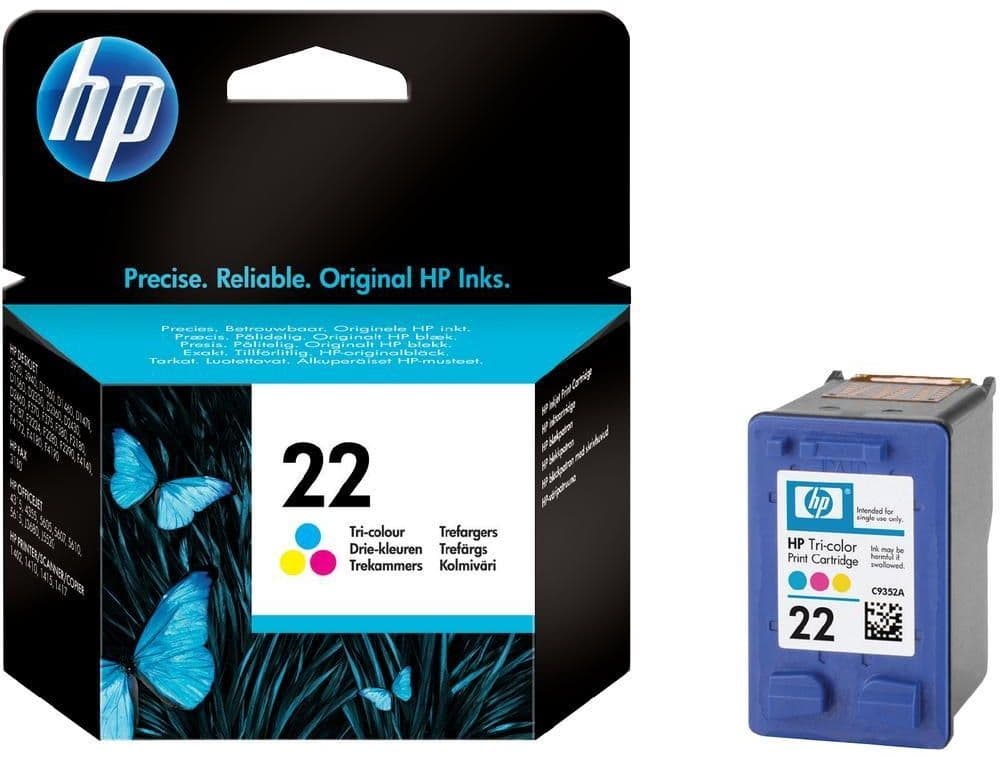 Cartus de cerneala original HP 22 Color (C9352AE)