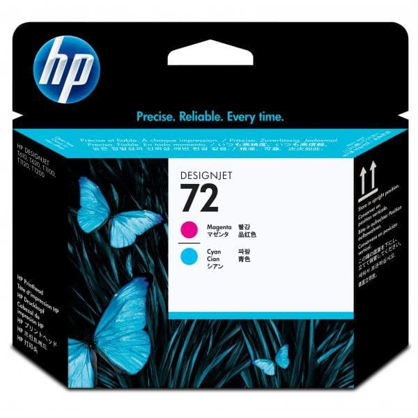 Cap de printare original HP 72 Magenta & Cyan (C9383A)