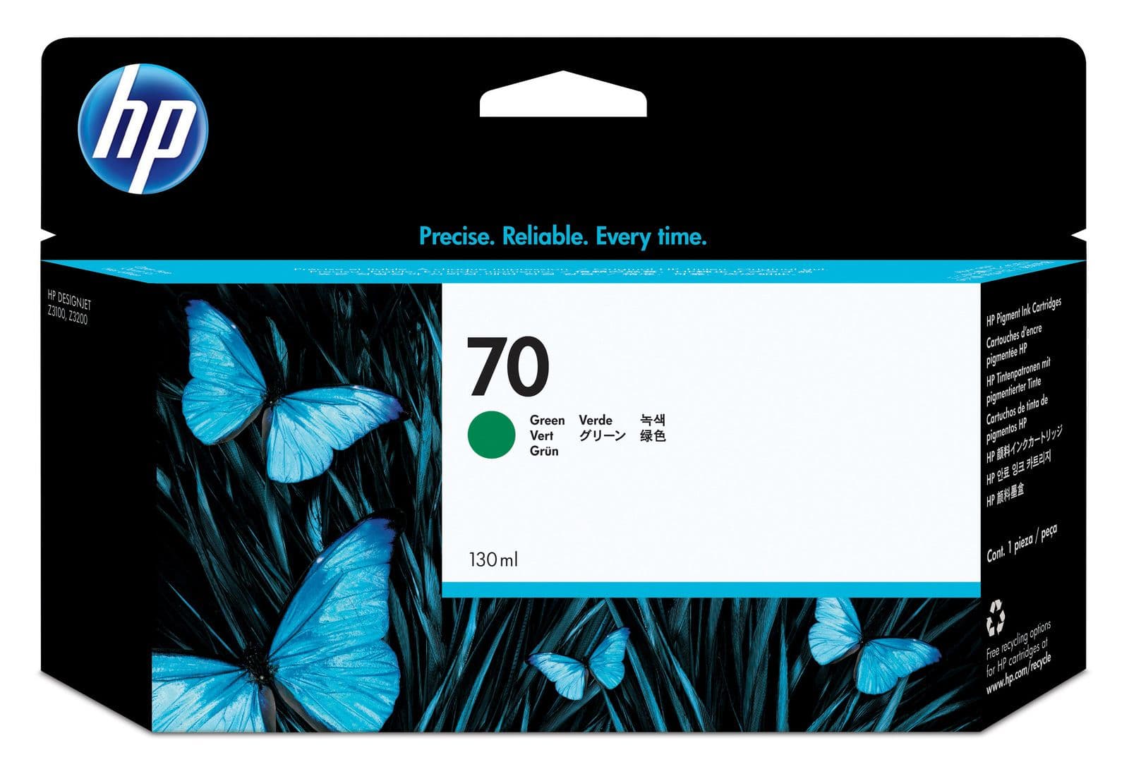 Cartus de cerneala original HP 70 Green (C9457A)