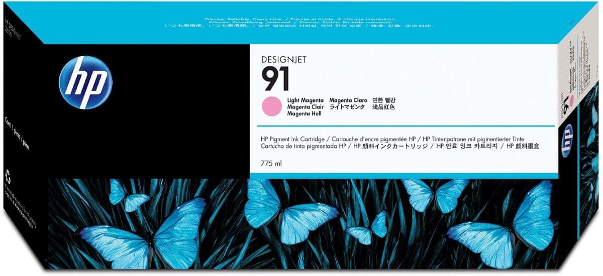 Cartus de cerneala original HP 91 Light Magenta (C9471A)