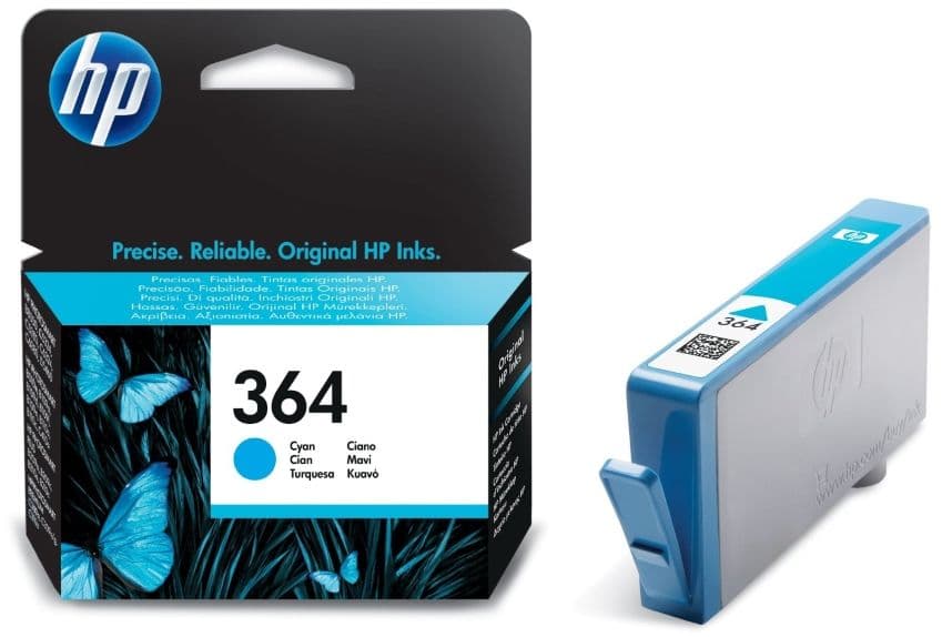 Cartus de cerneala original HP 364 Cyan (CB318EE)