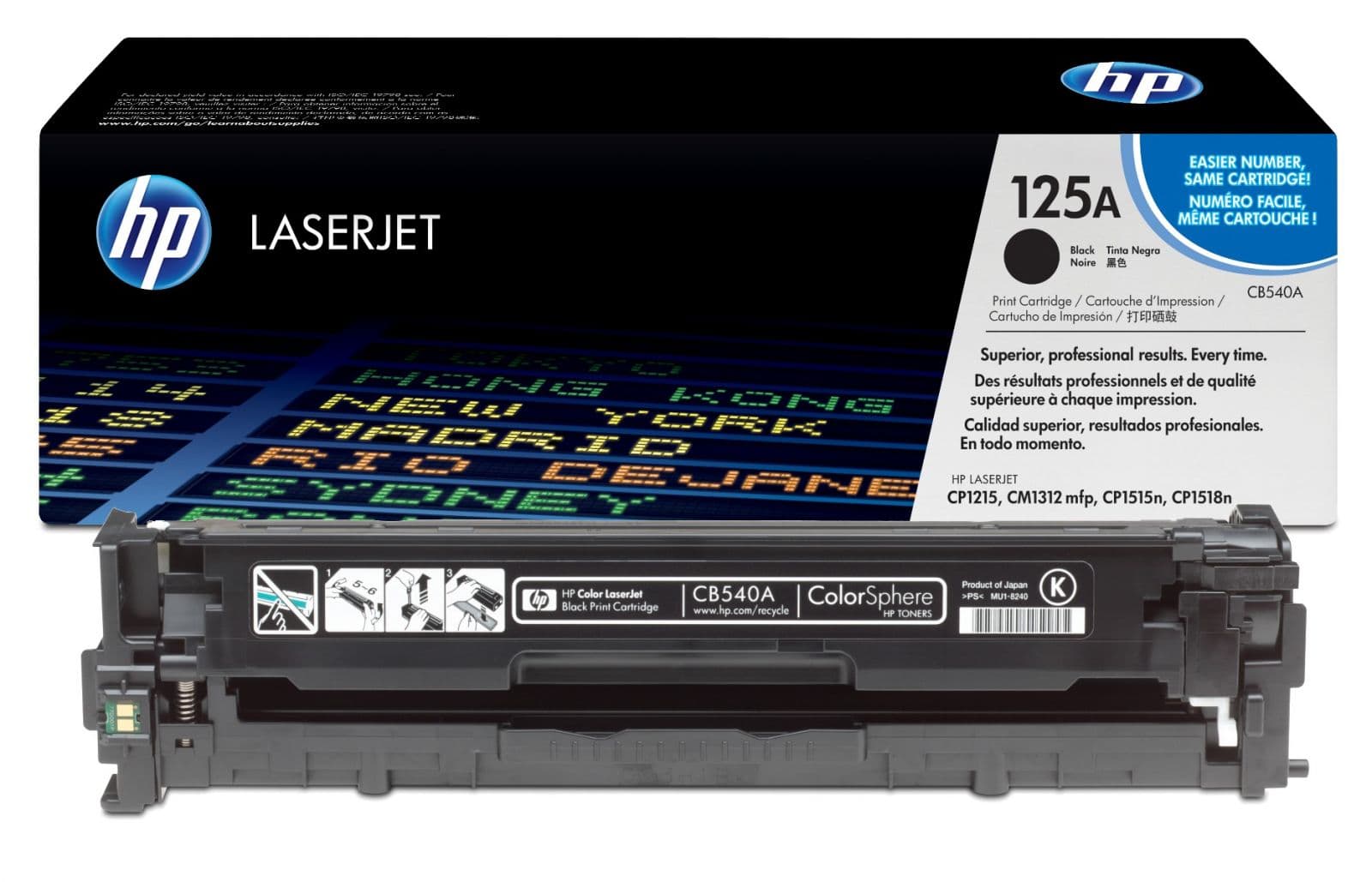 Cartus de toner (2.2K) HP 125A Black (CB540A)