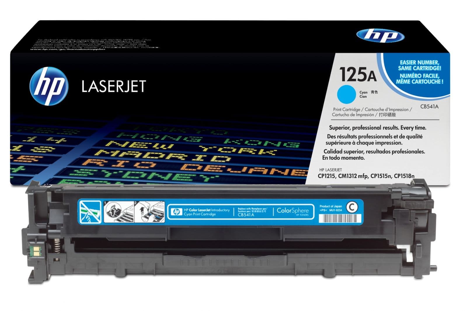 Cartus de toner (1.4K) HP 125A Cyan (CB541A)