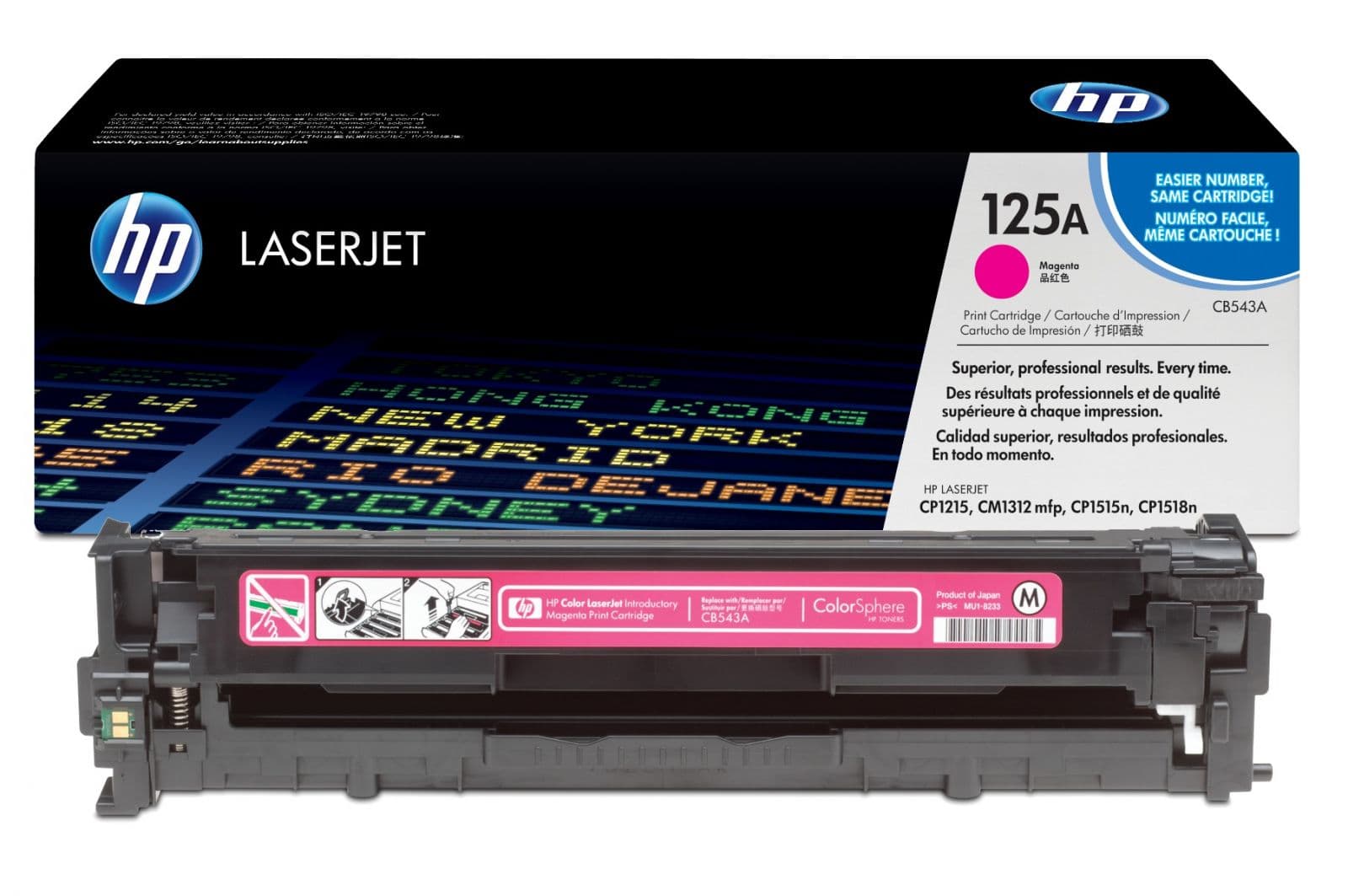 Cartus de toner (1.4K) HP 125A Magenta (CB543A)