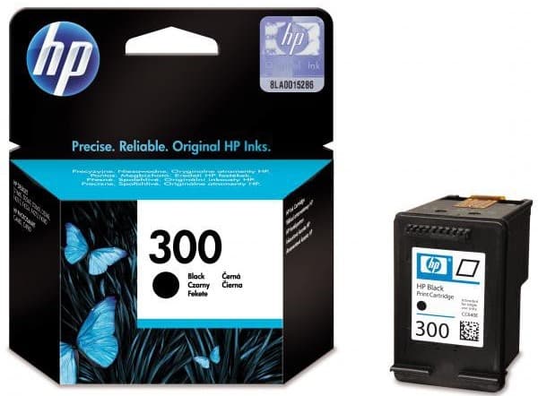 Cartus de cerneala original HP 300 Black (CC641EE)