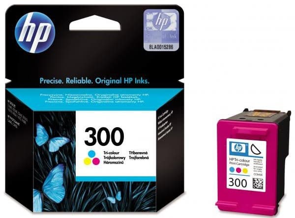 Cartus de cerneala original HP 300 Color (CC643EE)