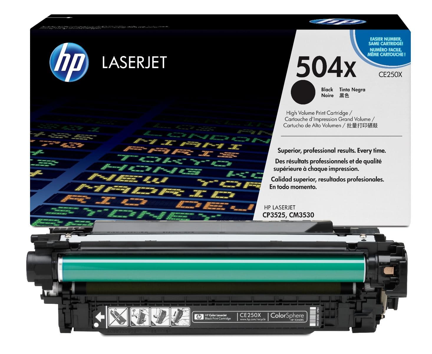 Cartus de toner (10.5K) HP 504X Black (CE250X)