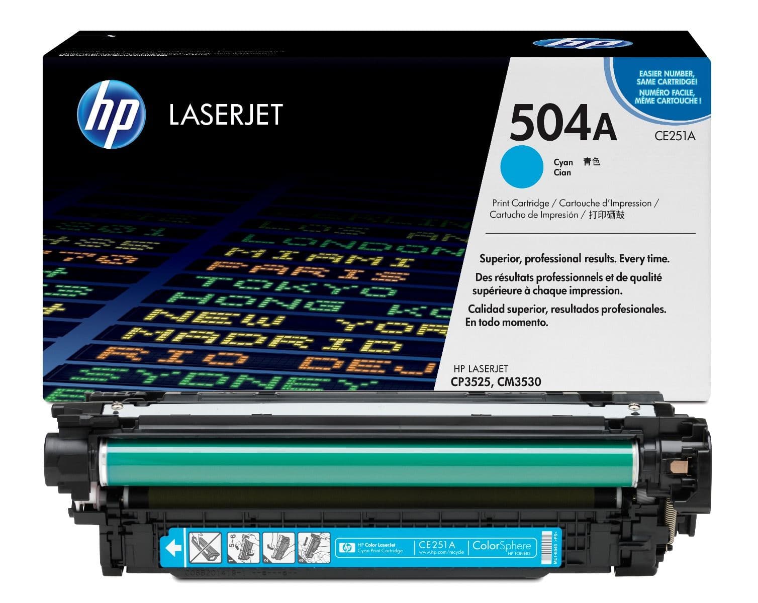 Cartus de toner (7K) HP 504A Cyan (CE251A)