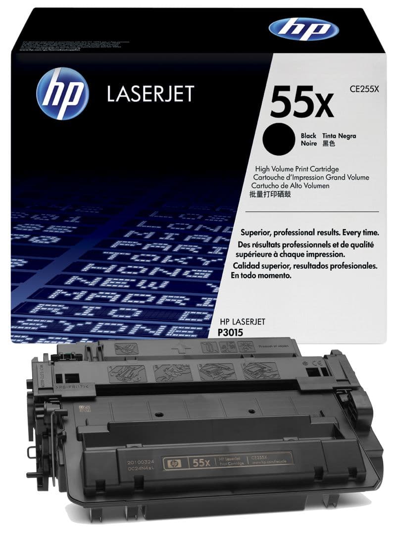 Cartus de toner (13.5K) HP 55X Black (CE255X)