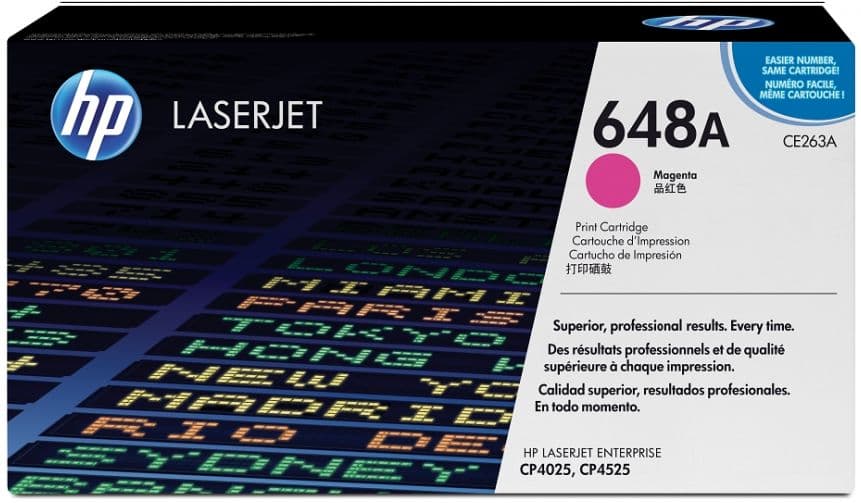 Cartus de toner (11K) HP 648A Magenta (CE263A)