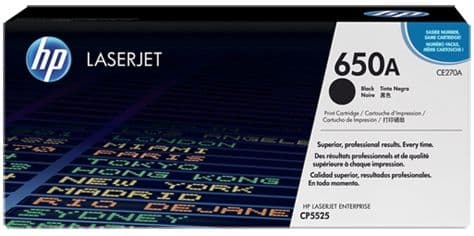 Cartus de toner (13.5K) HP 650A Black (CE270A)