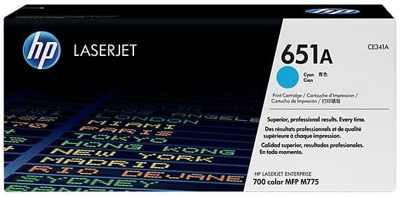 Cartus de toner (16K) HP 651A Cyan (CE341A)